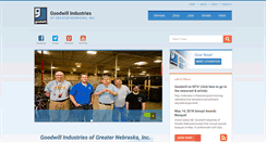 Desktop Screenshot of goodwillne.org