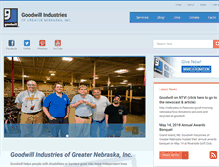 Tablet Screenshot of goodwillne.org